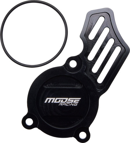 Moose Black Aluminum Oil Pump Cover (0940-1936)