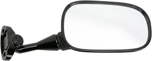 Emgo Right Side View Black Oval Mirror (20-87031)