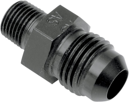 Goodridge 9/16" JIC to 1/4" NPT Black Straight Male Adaptor (AN816-06DBK)