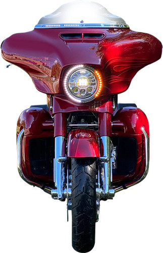 Custom Dynamics Chrome Sequential ProBeam Turn Signal Trim Ring (PB-7TR-SEQ-3C)
