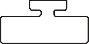Garland 47.75" Black UHMW Slide 14 (14-4775-2-01-01)