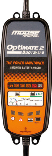 Moose Optimate 2 Duo Battery Charger/Maintainer (3807-0707)