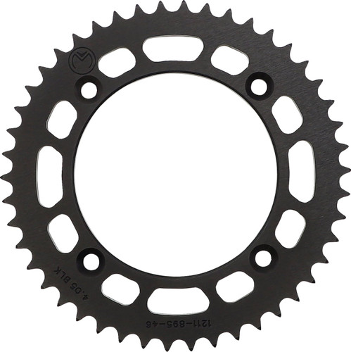 Moose Aluminum Black Rear Sprocket 46 Tooth (1211-1447)