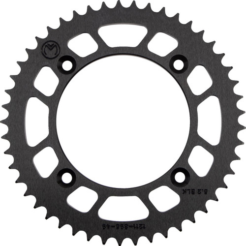 Moose Aluminum Black Rear Sprocket 49 Tooth (1211-1450)