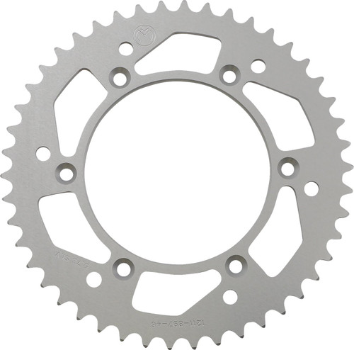 Moose Aluminum Silver Rear Sprocket 46 Tooth (1211-1550)