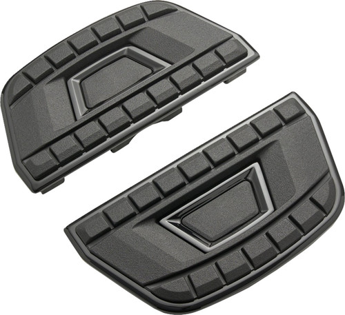 Ciro Black Chicane Passenger Floorboard Inserts (61820)