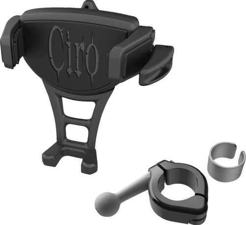 Ciro Constrictor Phone Holder w/ Black 7/8"-1" Handlebar Mount (50353)