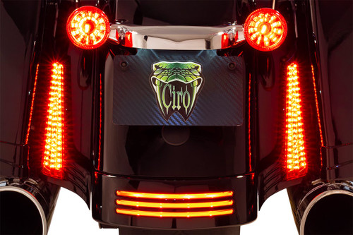 Ciro Black Rear Filler Panel LED Lights (40043)