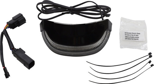 Ciro Black Crown Taillight w/ Smoke Lens Lightstrike Technology (40154)