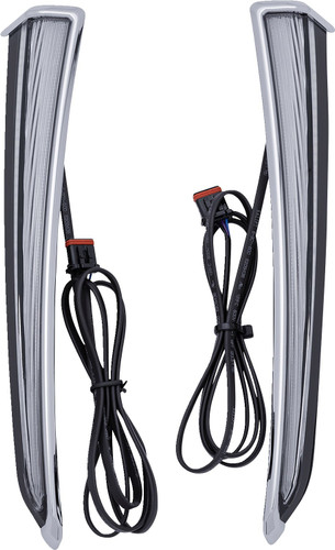 Ciro Fang Chrome Lower Fairing Lights (45800)