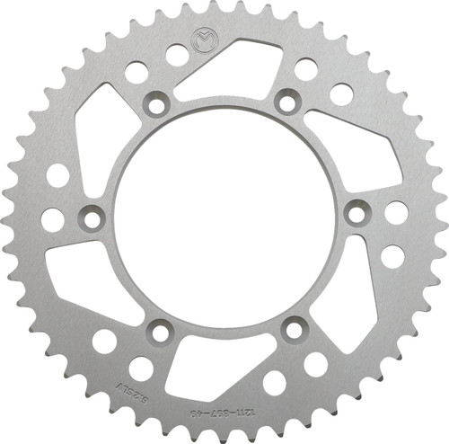 Moose Aluminum Silver Rear Sprocket 49 Tooth (1211-1553)