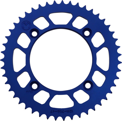 Moose Aluminum Blue Rear Sprocket 47 Tooth (1211-1614)