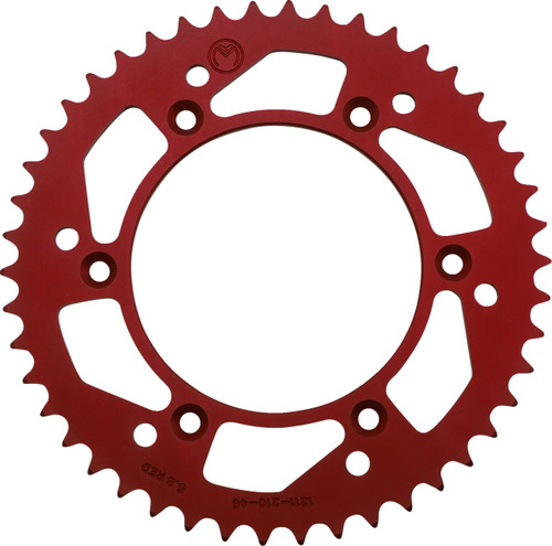 Moose Aluminum Red Rear Sprocket 46 Tooth (1211-1631)