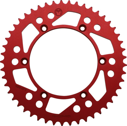 Moose Aluminum Red Rear Sprocket 49 Tooth (1211-1651)