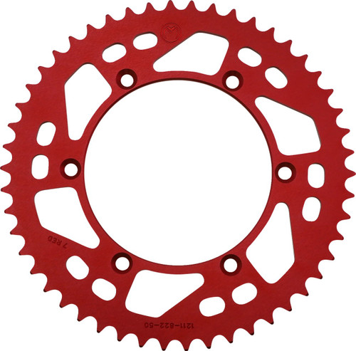 Moose Aluminum Red Rear Sprocket 50 Tooth (1211-1652)