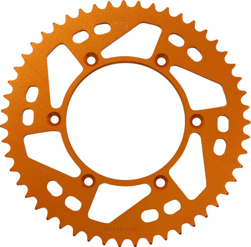 Moose Aluminum Orange Rear Sprocket 51 Tooth (1211-1663)