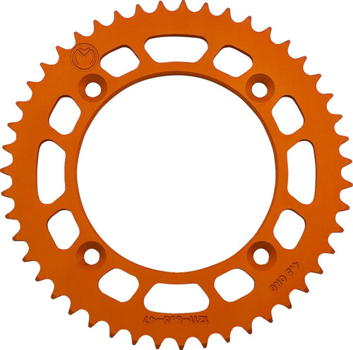 Moose Aluminum Orange Rear Sprocket 47 Tooth (1211-1898)