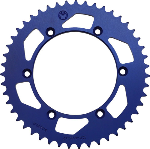 Moose Aluminum Blue Rear Sprocket 47 Tooth (1211-1904)