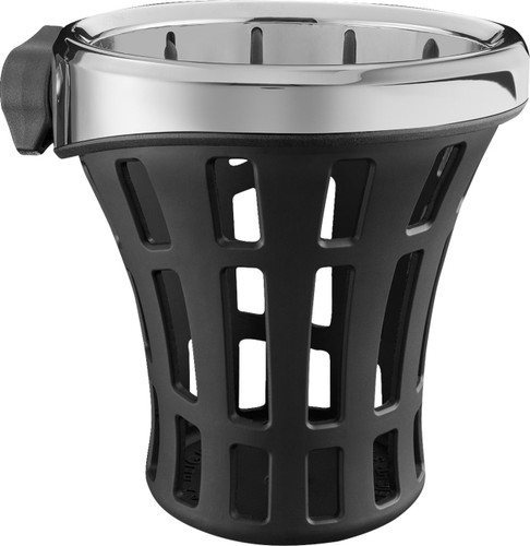Ciro Chrome 7/8"-1" Handlebar Mount Gen 2 Big Ass Drink Holder (55812)
