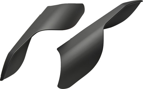 Ciro Engine Heat Deflectors | Black | Motorcycle (16001)