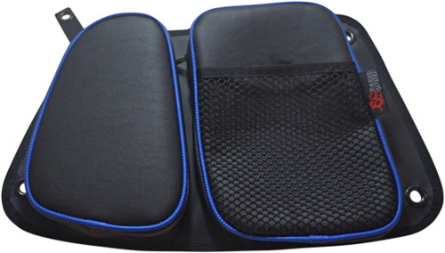 BS Sand Black/Blue Rear Door Bag for '12-'20 Polaris RZR (RZRDBRRBU)