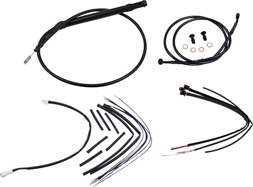 Burly Complete Black Vinyl Cables for 14" Jail Bars (T-Bars) (B30-1258)