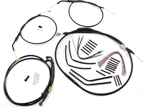 Burly Complete Black Vinyl Cables for 12" Jail Bars (T-Bars) (B30-1195)