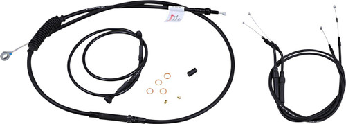 Burly Complete Black Vinyl Cables for 10" Jail Bars (T-Bars) (B30-1135)