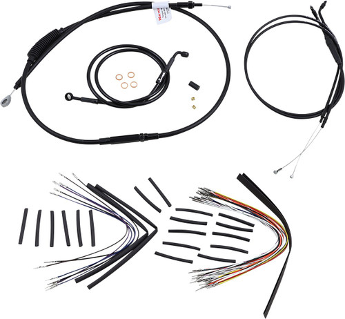 Burly Complete Black Vinyl Cables for 12" Jail Bars (T-Bars) (B30-1136)