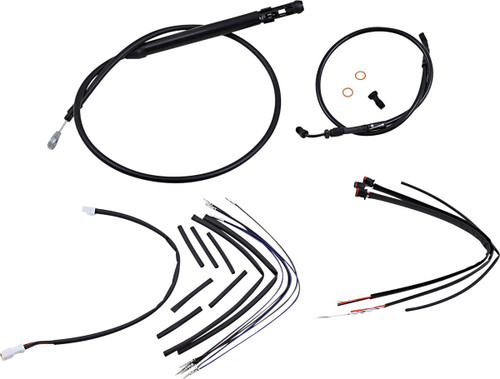 Burly Complete Black Vinyl Cables for 14" Jail Bars (T-Bars) (B30-1253)