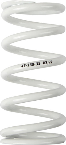 Moose White Shock Spring 47mm OD/130mm Length (1312-0943)