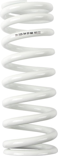 Moose White Shock Spring 59mm OD/225mm Length (1312-1013)