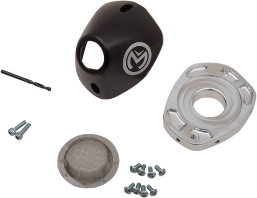 Moose Spark Arrestor Black End Cap (1861-1422)