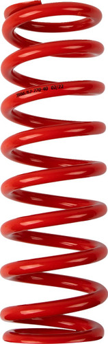 Moose Red Shock Spring 59/62mm OD/270mm Length (1312-0961)