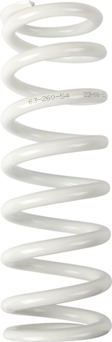 Moose White Shock Spring 63mm OD/260mm Length (1312-0982)