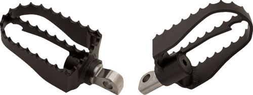 Burly MX Style Black Footpegs (B13-1009B)