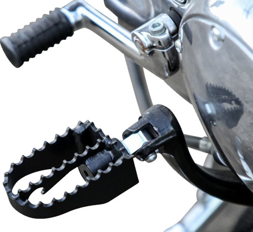 Burly MX Style Black Footpegs (B13-1009B)