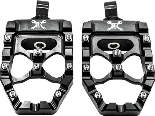 Burly MX Evolution Black Footpegs (B13-1015B)