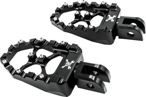 Burly MX Evolution Black Footpegs (B13-1016B)