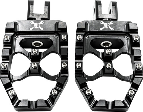 Burly MX Evolution Black Footpegs (B13-1016B)