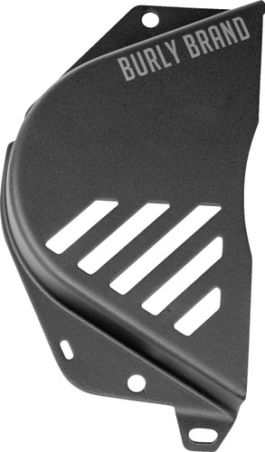 Burly Slash Cut Black Front Sprocket Cover (B10-3004B)