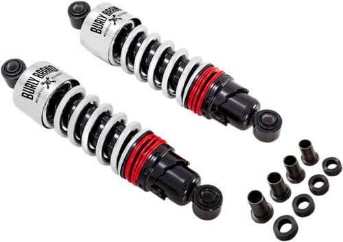 Burly 10.5" Slammer Plus Chrome Rear Shocks (B28-1204)