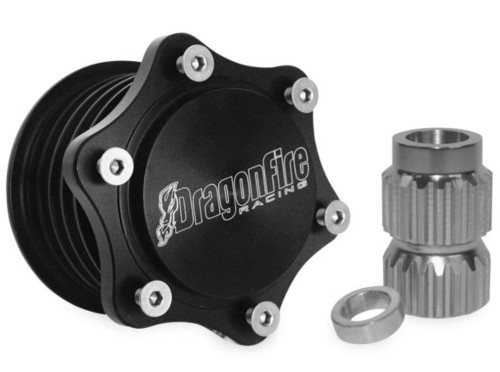DragonFire Quick-Release Hub/Spline Kits for Steering Wheels Black (521248)