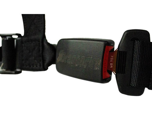 DragonFire Auto-Latch 4-Point Harness Black 3" (522046)