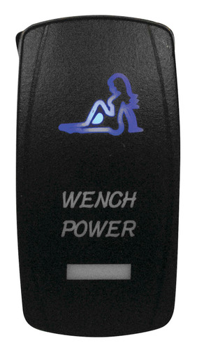 DragonFire Laser Etched LED Switch Wench Power w/Blue LED (521375)