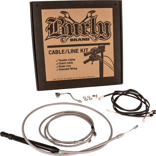 Burly Complete Stainless Cables for 16" Gorilla Handlebars (B30-1312)