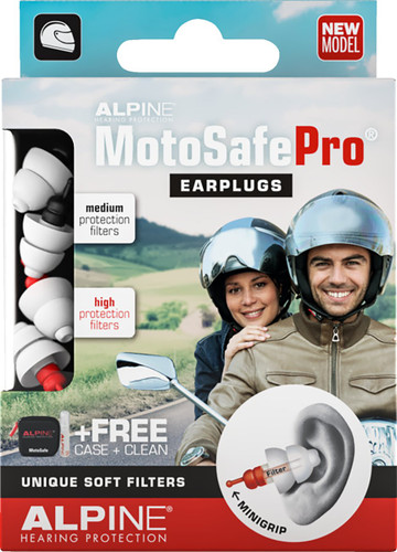Alpine Hearing Protection MotoSafe Pro Earplugs