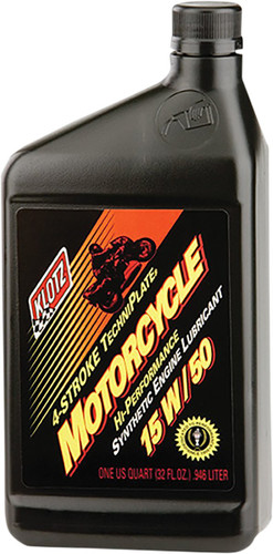 Klotz 15W-50 Techniplate Synthetic 4-Stroke Engine Oil 1 Quart (KL-815)