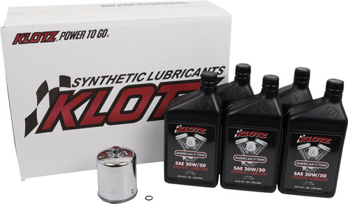 Klotz V-Twin Basic Oil Change Kit (KH-109)