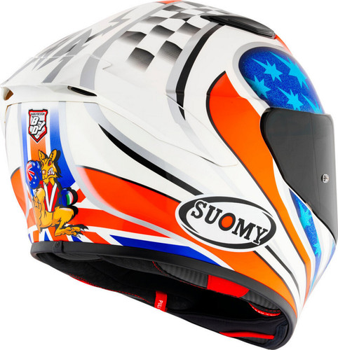 Suomy Track-1 Troy Bayliss 2002 Replica Motorcycle Helmet